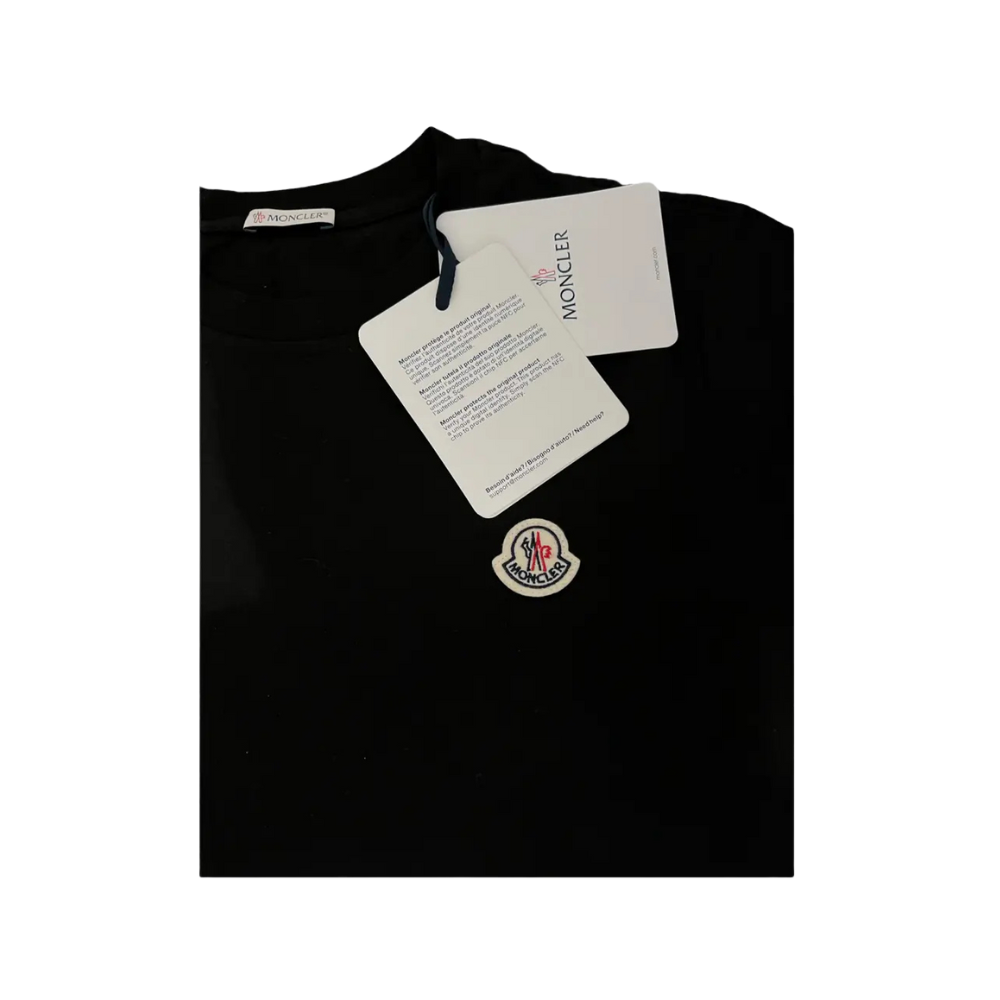 Camiseta de algodón con parche con logotipo - Image 2