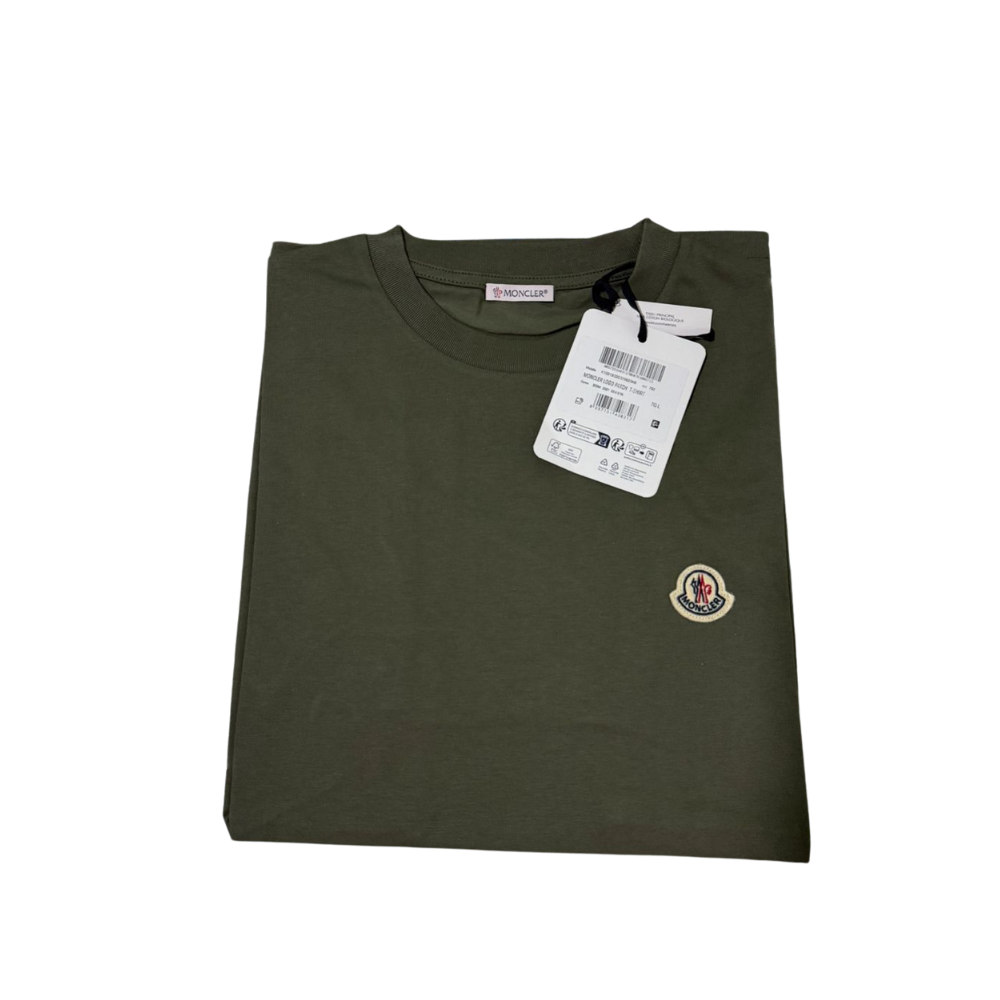 Camiseta de algodón con parche con logotipo - Image 3