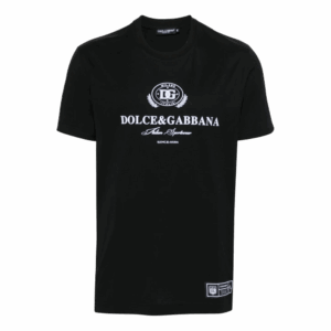 Dolce & Gabbana playera con logo afelpado