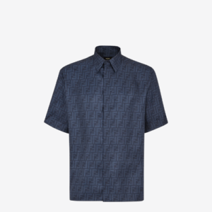Camisa Seda Azul