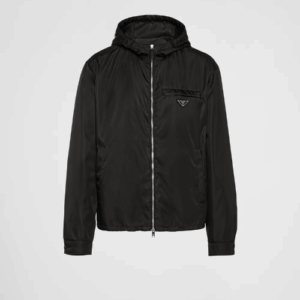 Re-Nylon hooded blouson