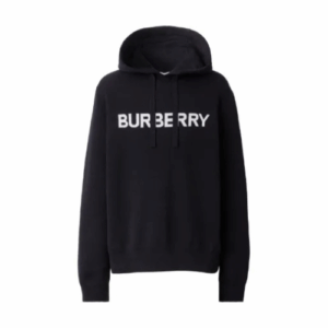 Burberry Hoodie Con Logo Estampado