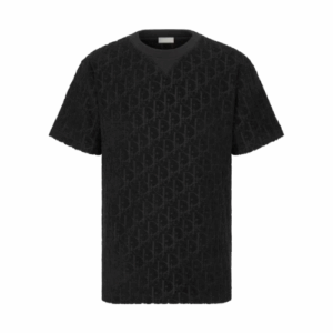 Camiseta Dior Oversized Oblique Negro Hombre