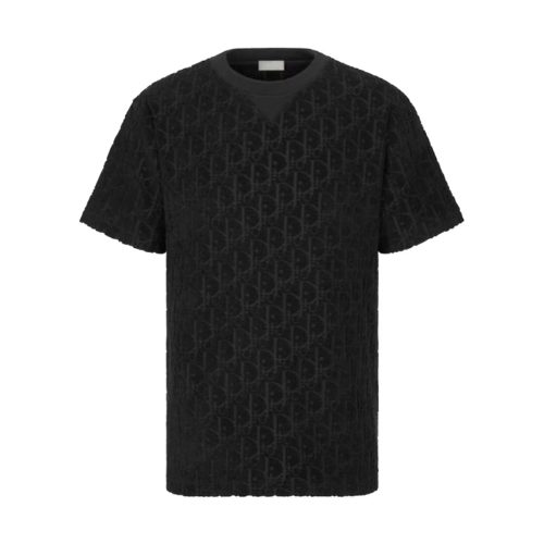 Camiseta Dior Oversized Oblique Negro Hombre